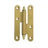 Zawias mosiężny 80x41mm mosiądz satyna LEWY pl mod. 407