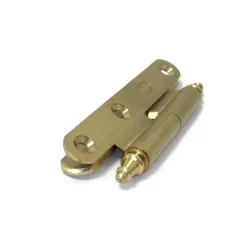 Zawias mosiężny 80x41mm mosiądz satyna PRAWY pl mod. 407