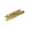 Zawias do drzwi 80x41mm mosiężny matowy rozłączny LEWY (pl) mod. 407