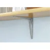Wspornik półki stalowy srebrny 250x200mm mod. 1