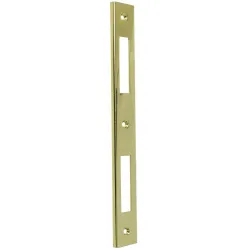 Zaczep kątowy 194x22x4mm mosiądzowany prostokątny do zamków PATENT