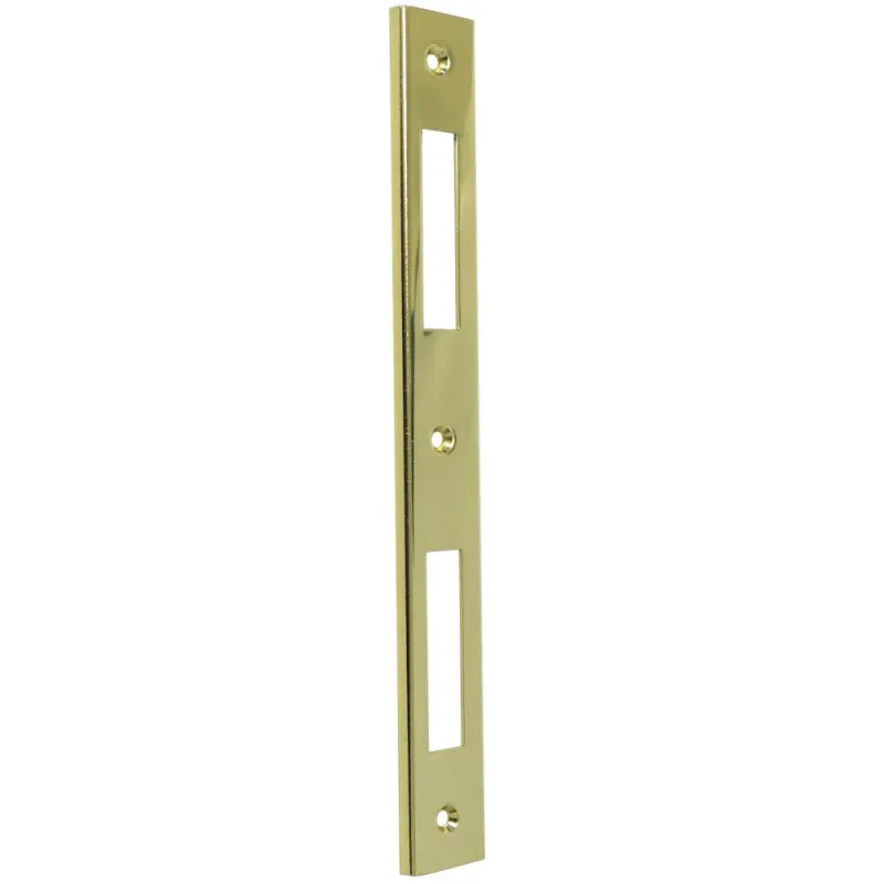 Zaczep kątowy 194x22x4mm mosiądzowany prostokątny do zamków PATENT