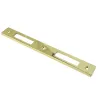 Zaczep kątowy 194x22x4mm mosiądzowany prostokątny do zamków PATENT