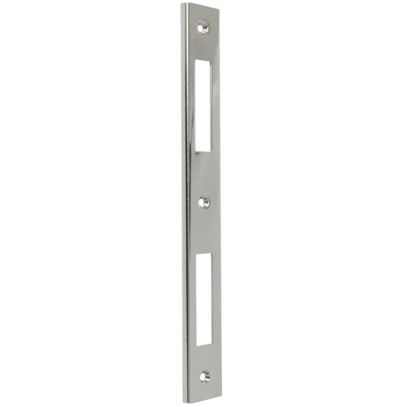 Zaczep kątowy 194x22x4mm niklowany prostokątny do zamków PATENT