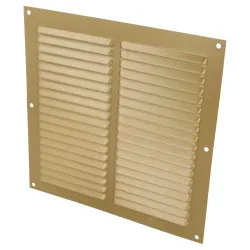 Kratka wentylacyjna 200x200x0,8mm złoty mat przykręcana mod.3 DIS