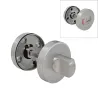 Szyld WC okrągły 53mm inox rozeta łazienkowa z pokrętłem mod. 2RX