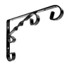 Wspornik półki stalowy czarny połysk 180x130mm COUNTRY 18