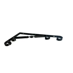 Wspornik półki stalowy czarny 280x180 mm COUNTRY 28
