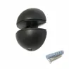 Podpórka półki szklanej czarna uchwyt do szkła 12mm mod.44