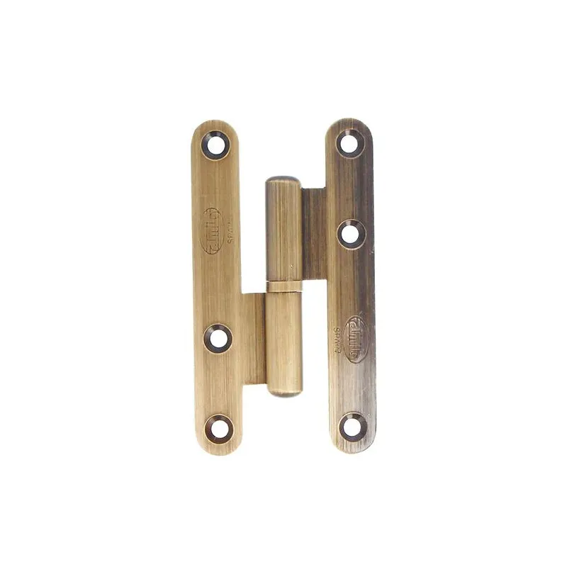 Zawias do drzwi 100x58mm mosiądz złoto antyczne Prawy (pl) mod. 405