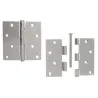 Zawias do drzwi 101,6x101,6mm stal chrom mat splatany 2szt. mod.1010