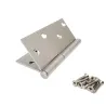 Zawias do drzwi 101,6x101,6mm stal chrom mat splatany 2szt. mod.1010