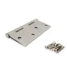 Zawias do drzwi 101,6x101,6mm stal chrom mat splatany 2szt. mod.1010
