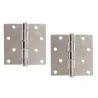 Zawias do drzwi 101,6x101,6mm stal chrom mat splatany 2szt. mod.1010