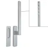 Klamko-pochwyt aluminiowy srebrny do drzwi przesuwnych AF1
